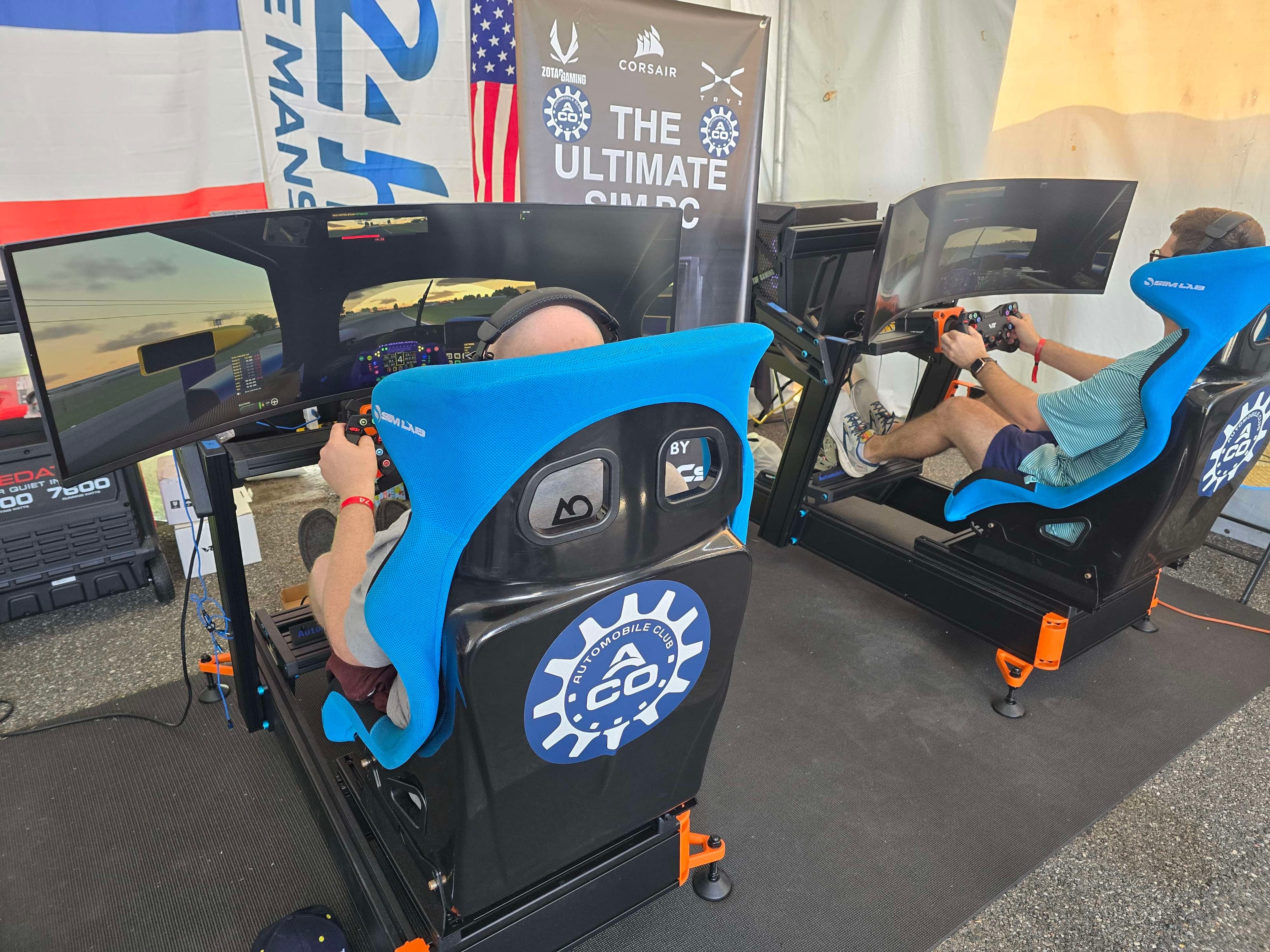 Racing simulators used for remote coaching and racecraft preparation